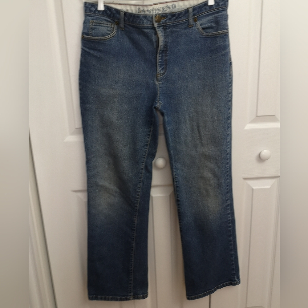 Lands' End Original Fit Women's Size 12 Bootcut Jeans